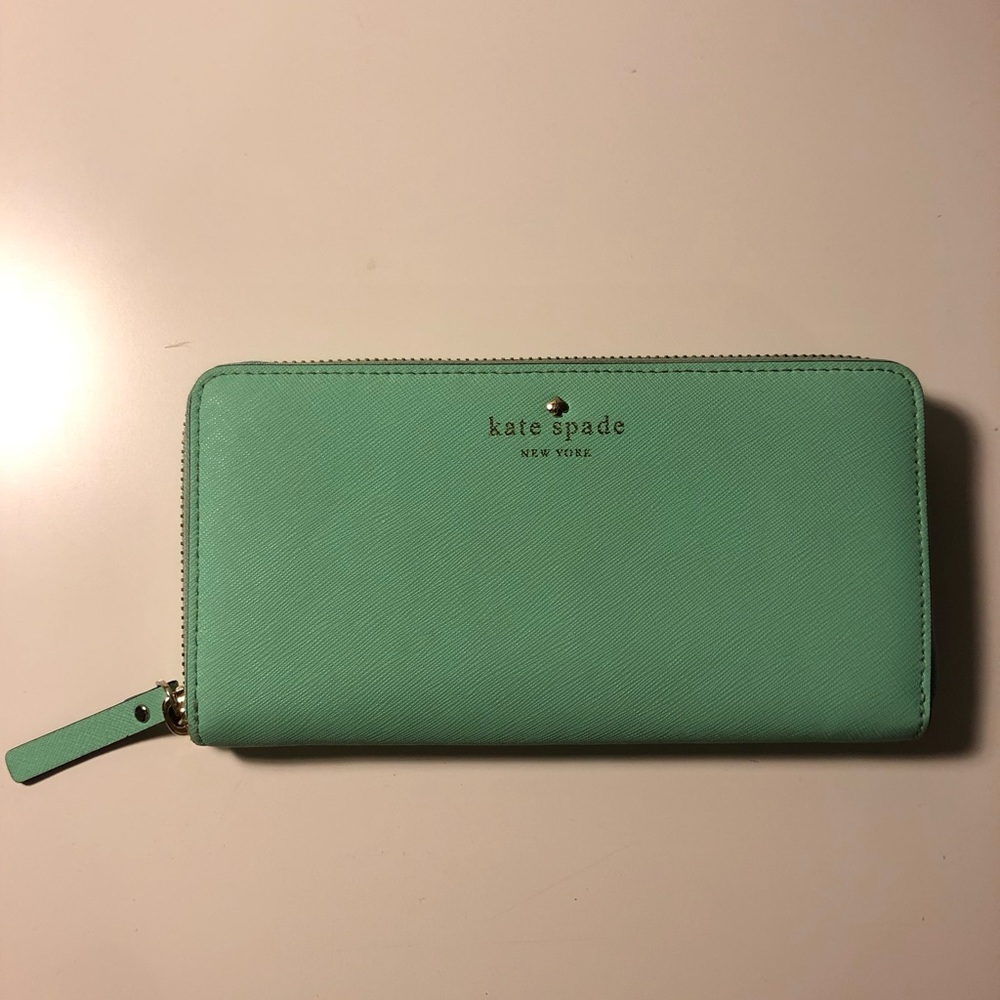 <KATE SPADE> AUTHENTIC PRETTY MINT WALLET